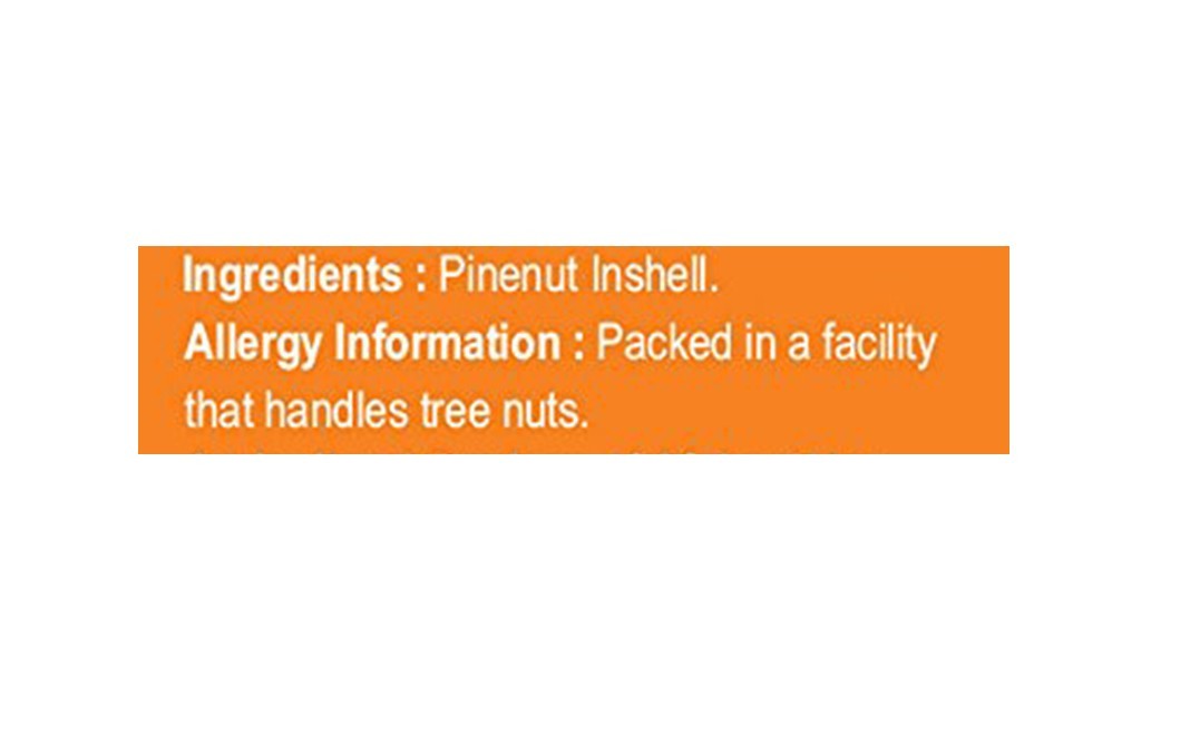 Carnival Pinenut Inshell    Plastic Jar  80 grams